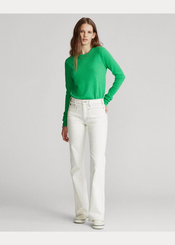 Ralph Lauren Washable Cashmere Svetrové Zelene | 84hv8uw2