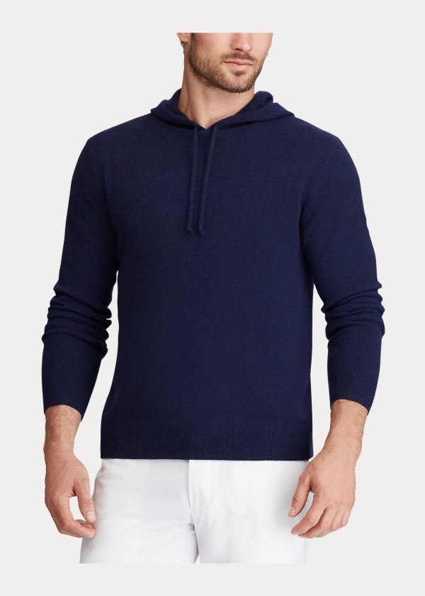 Ralph Lauren Washable Cashmere Svetrové Tmavě Blankyt | j9DPJ23n