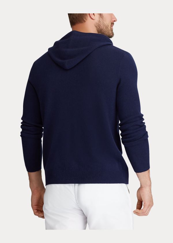 Ralph Lauren Washable Cashmere Svetrové Tmavě Blankyt | j9DPJ23n