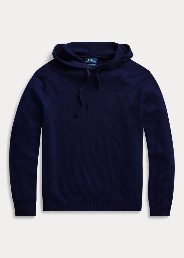 Ralph Lauren Washable Cashmere Svetrové Tmavě Blankyt | lcueAigc