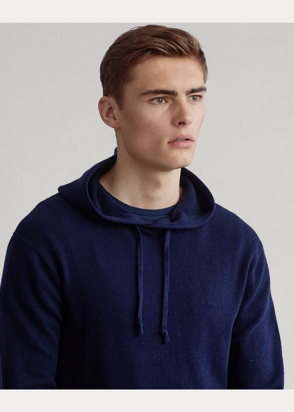 Ralph Lauren Washable Cashmere Svetrové Tmavě Blankyt | lcueAigc