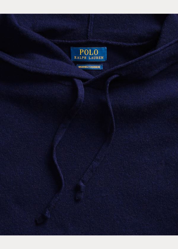 Ralph Lauren Washable Cashmere Svetrové Tmavě Blankyt | lcueAigc