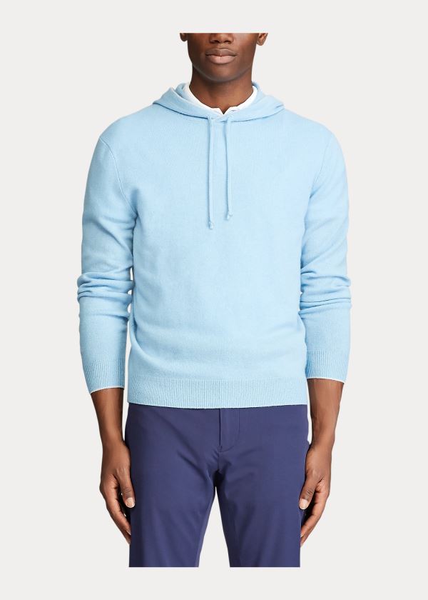 Ralph Lauren Washable Cashmere Svetrové Světle Blankyt | uLXh9LGa