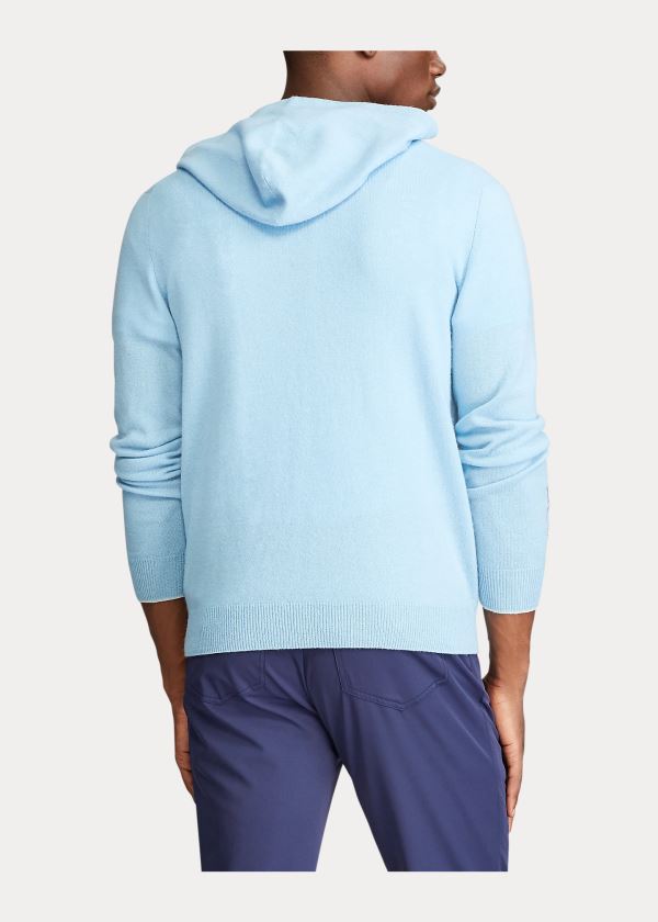 Ralph Lauren Washable Cashmere Svetrové Světle Blankyt | uLXh9LGa