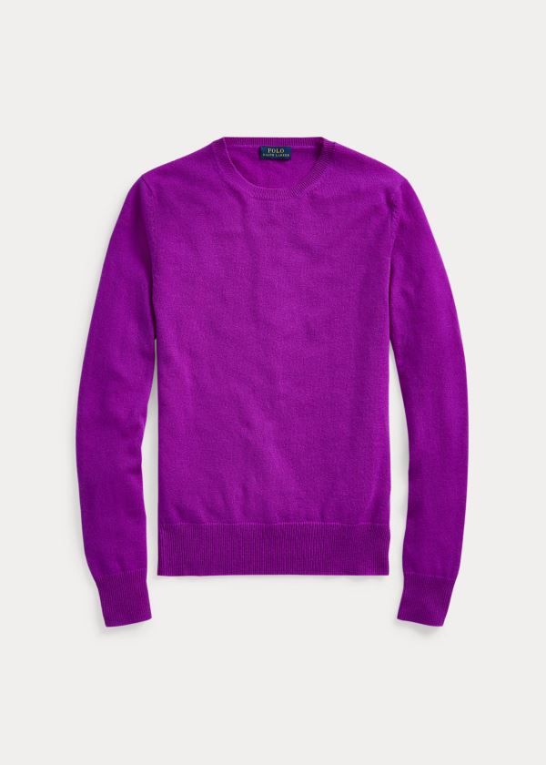 Ralph Lauren Washable Cashmere Svetrové Fialové | ugM5Eqg9