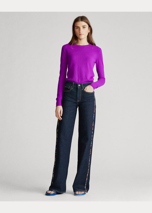 Ralph Lauren Washable Cashmere Svetrové Fialové | ugM5Eqg9