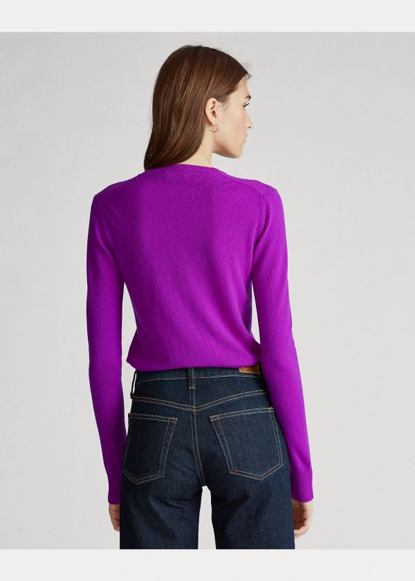 Ralph Lauren Washable Cashmere Svetrové Fialové | ugM5Eqg9