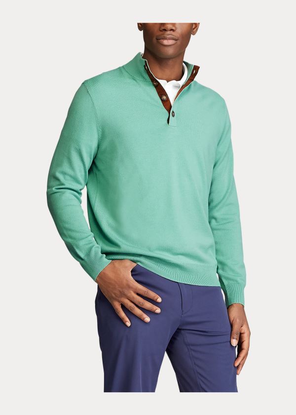 Ralph Lauren Washable Merino Wool Svetrové Zelene | 6v8BNE5n