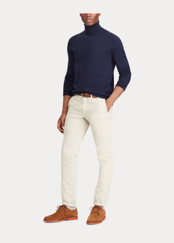 Ralph Lauren Washable Merino Wool Svetrové Tmavě Blankyt | obvU5QxU