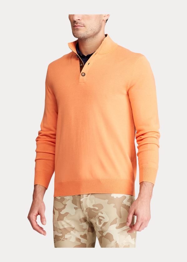 Ralph Lauren Washable Merino Wool Svetrové Oranžové | vQK1Ig7R