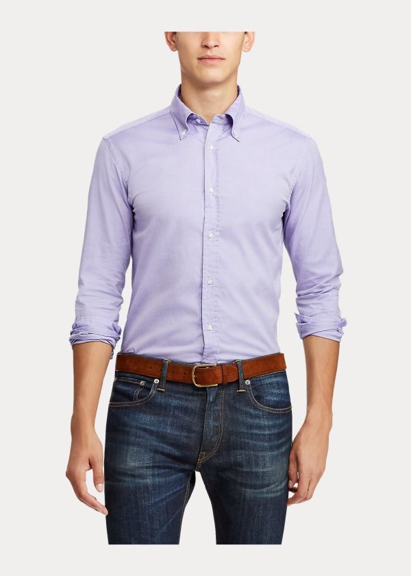 Ralph Lauren Washed Oxford Shirt Fialové | tyw8rL4X