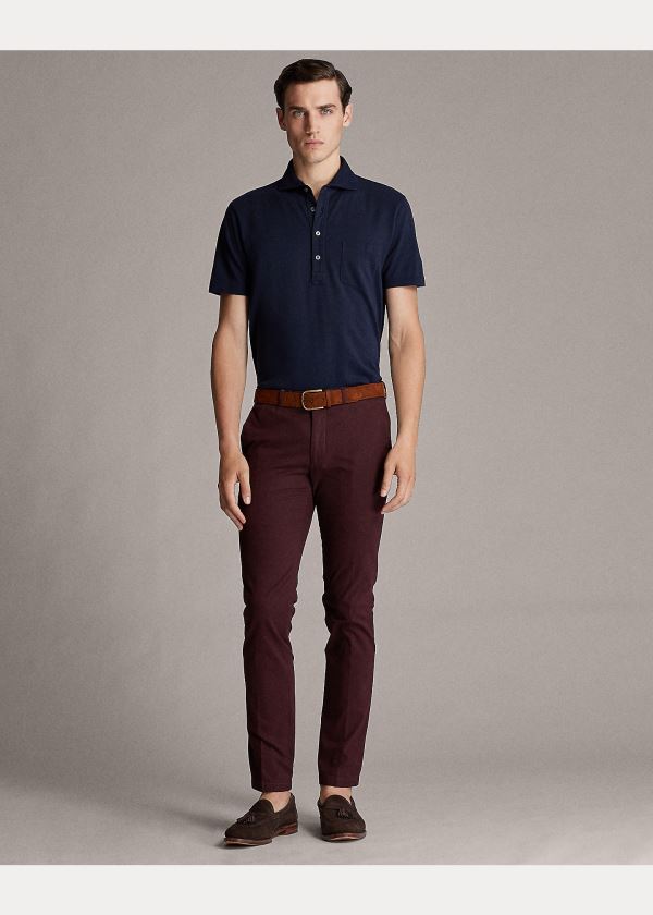 Ralph Lauren Washed Piqué Polo Shirt Tmavě Blankyt | yUK6HM7D