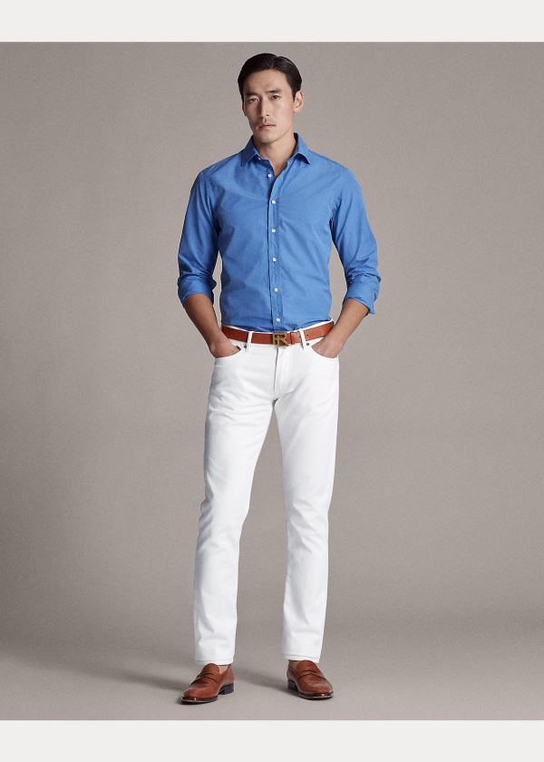 Ralph Lauren Washed Poplin Shirt Blankyt | KQJGeKdl