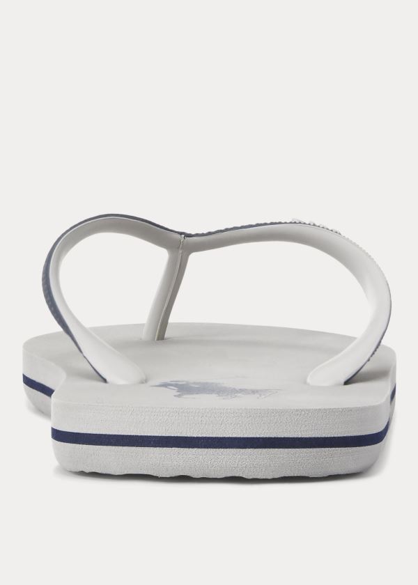 Ralph Lauren Whitlebury II Flip-Flop Šedé Tmavě Blankyt | L1UdiAnV