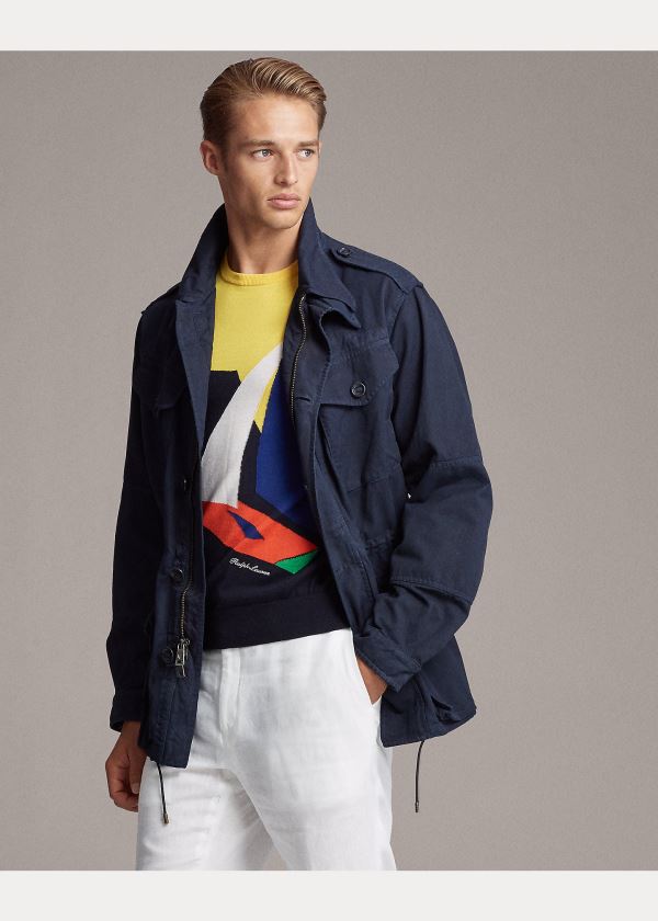 Ralph Lauren Whitton Field Jacket Tmavě Blankyt | baoQAC5B
