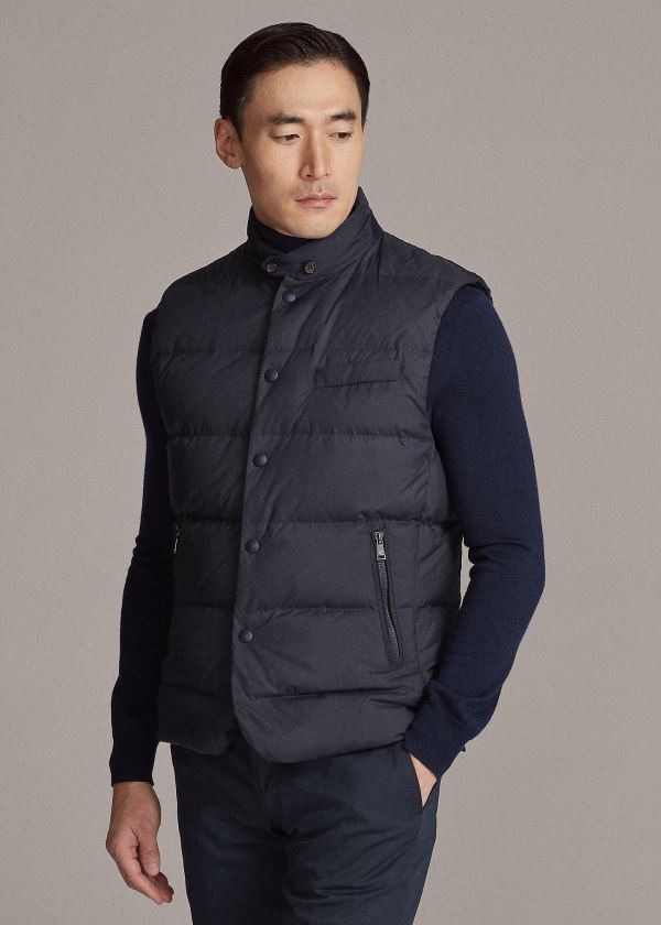 Ralph Lauren Whitwell Down Vest Tmavě Blankyt | QHy7fJyE
