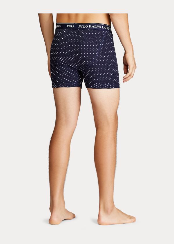 Ralph Lauren Wicking Boxerské Brief 3-Pack Tmavě Blankyt Bílé Blankyt Růžové | AFp7TOWc
