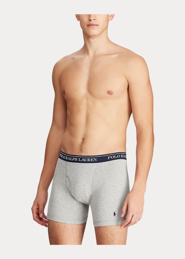 Ralph Lauren Wicking Boxerské Brief 5-Pack Červené Blankyt | FjYUt94M