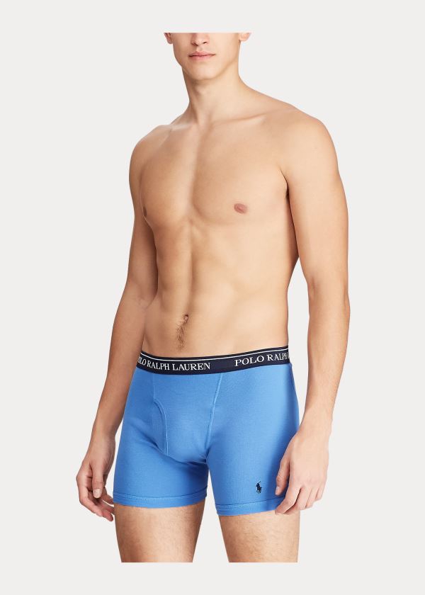 Ralph Lauren Wicking Boxerské Brief 5-Pack Červené Blankyt | FjYUt94M