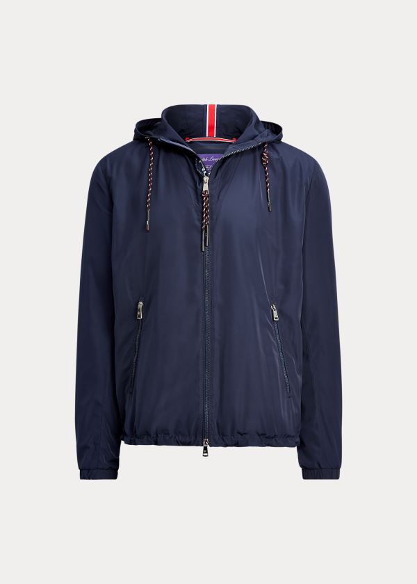 Ralph Lauren Widmore RLX S Kapucí Jacket Tmavě Blankyt | Upaq9l8k