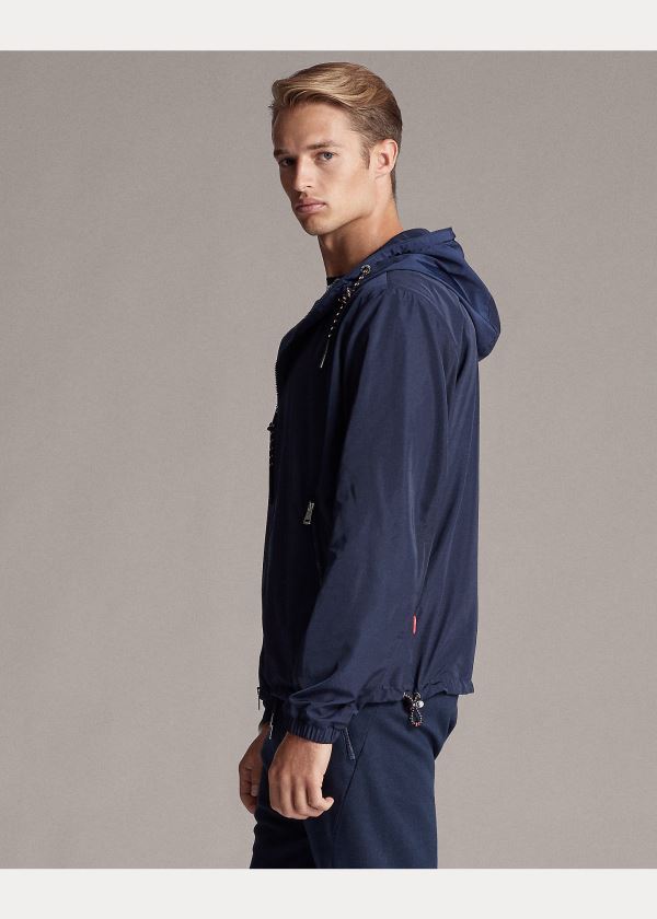 Ralph Lauren Widmore RLX S Kapucí Jacket Tmavě Blankyt | Upaq9l8k