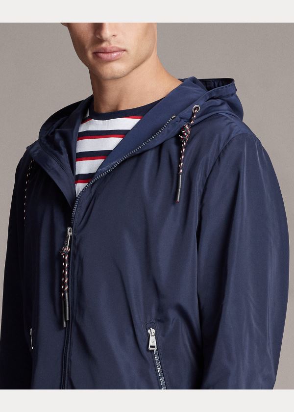 Ralph Lauren Widmore RLX S Kapucí Jacket Tmavě Blankyt | Upaq9l8k