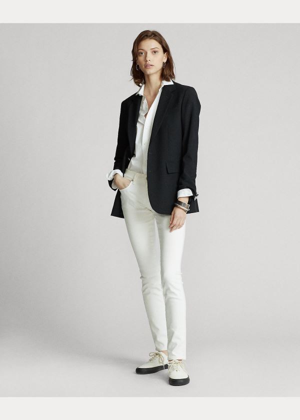 Ralph Lauren Wool-Blend Blazer Černé | sKLwkAbC