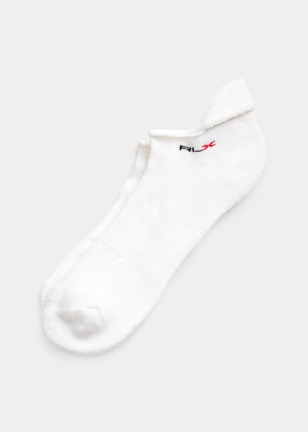 Ralph Lauren Wool-Blend Low-Cut Socks Bílé | sB48NHc2