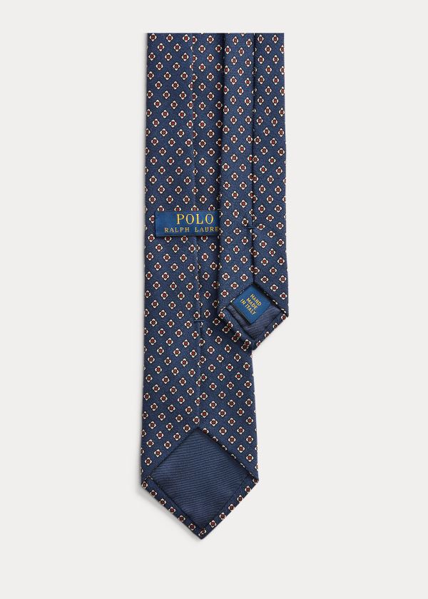 Ralph Lauren Wool Challis Narrow Tie Tmavě Blankyt | RdU1pWsv