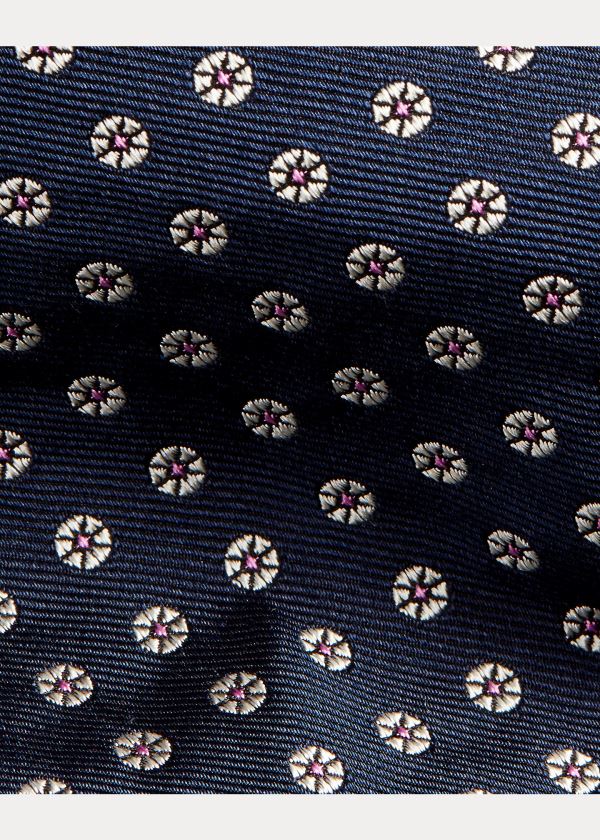 Ralph Lauren Wool Challis Narrow Tie Tmavě Blankyt | RdU1pWsv