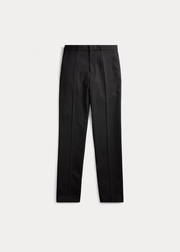 Ralph Lauren Wool Tuxedo Pant Černé | j7vokada