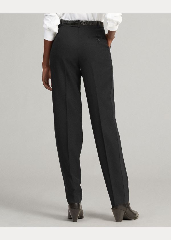 Ralph Lauren Wool Tuxedo Pant Černé | j7vokada