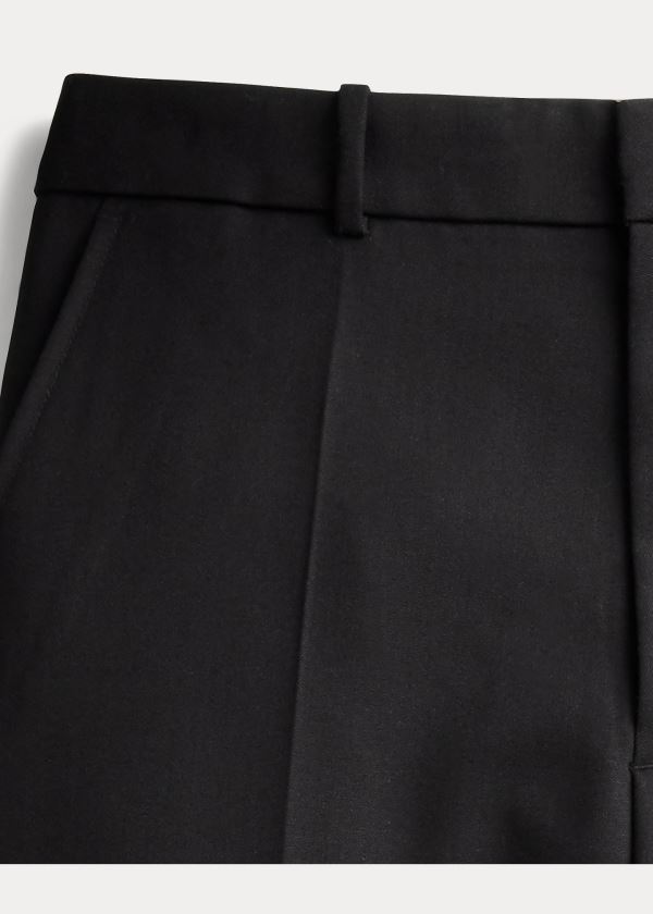 Ralph Lauren Wool Tuxedo Pant Černé | j7vokada