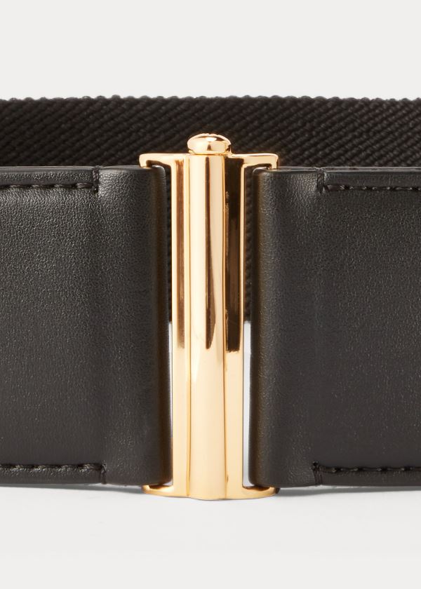 Ralph Lauren Woven Stretch Belt Černé | HJ7OsVOd