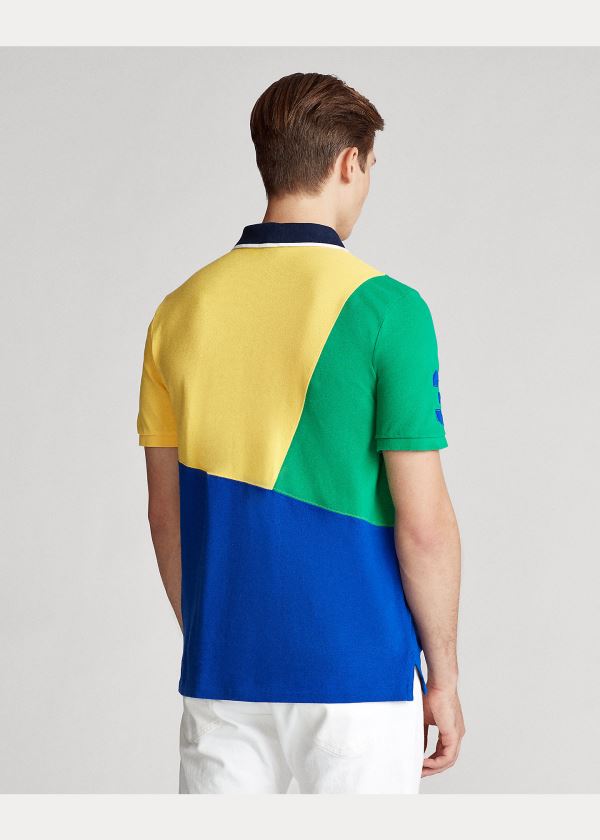 Ralph Lauren Yacht Club Mesh Polo Shirt - All Fits Žluté Viacfarebný | QruVJlR8