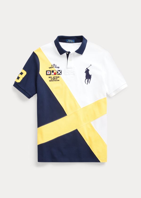 Ralph Lauren Yacht Club Mesh Polo Shirt - All Fits Bílé Viacfarebný | SuqVZ9Iy