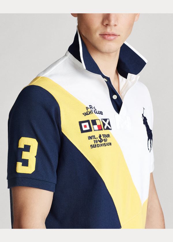 Ralph Lauren Yacht Club Mesh Polo Shirt - All Fits Bílé Viacfarebný | SuqVZ9Iy