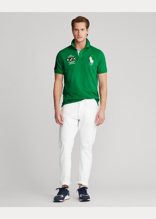 Ralph Lauren Yacht Club Mesh Polo Shirt - All Fits Zelene | oS7VhP0n