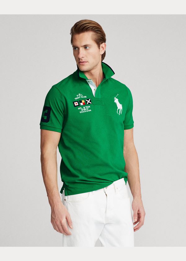 Ralph Lauren Yacht Club Mesh Polo Shirt - All Fits Zelene | oS7VhP0n