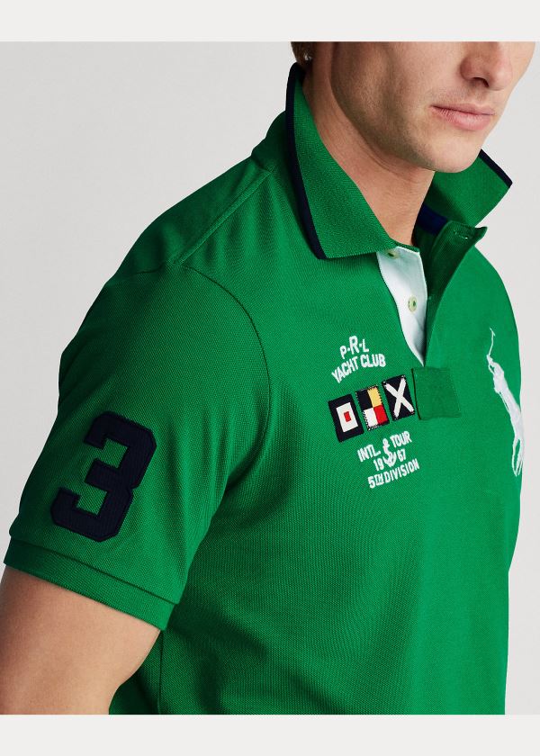 Ralph Lauren Yacht Club Mesh Polo Shirt - All Fits Zelene | oS7VhP0n