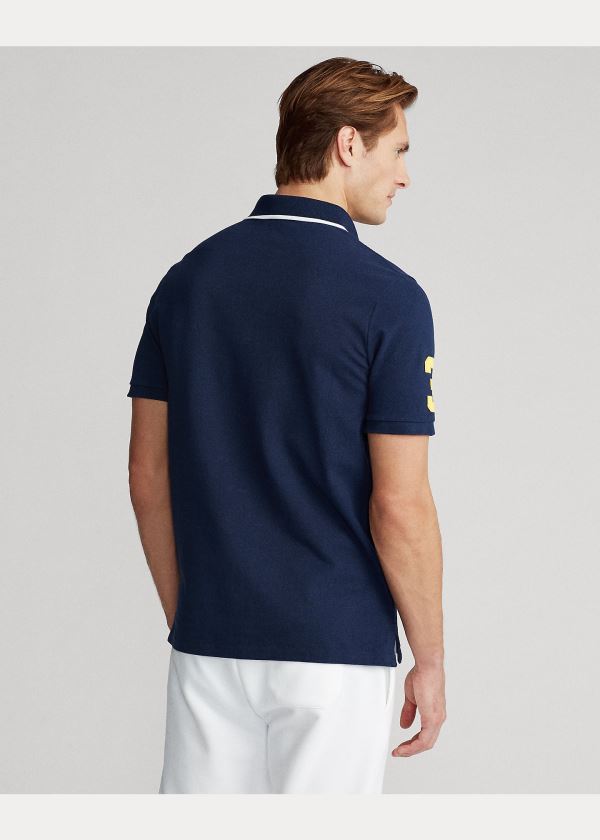 Ralph Lauren Yacht Club Mesh Polo Shirt - All Fits Tmavě Blankyt | pgzSJzWM