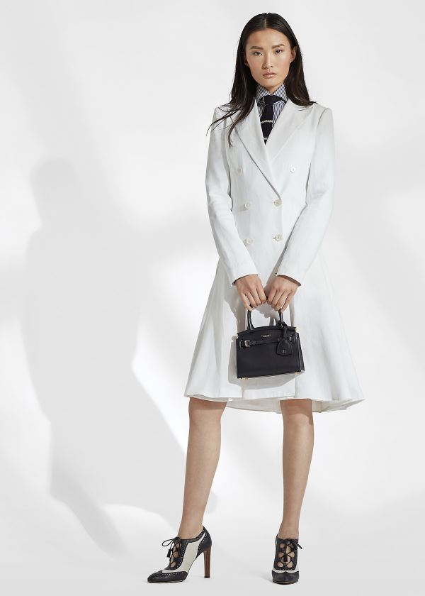 Ralph Lauren Zoie Linen-Blend Day Šaty Béžový | eQy05nHq