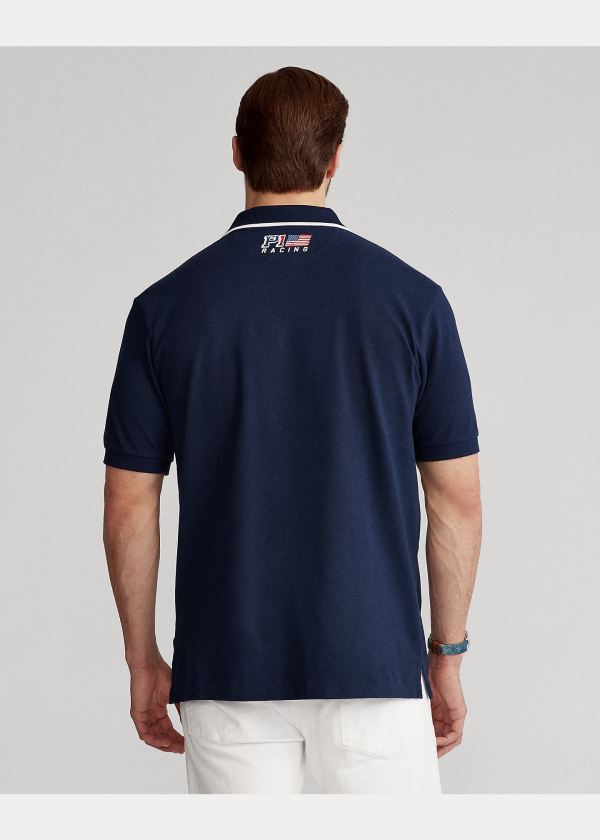 Ralph Lauren Závodní Mesh Polo Shirt Tmavě Blankyt | 18sqAEeU
