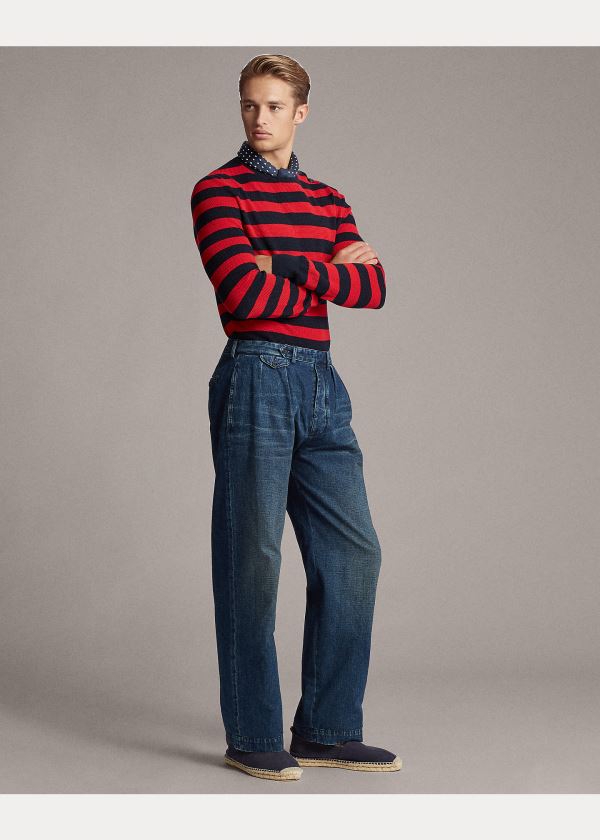 Ralph Lauren Široké-Leg Jean Indigo | mmHxsqVQ