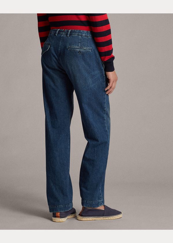 Ralph Lauren Široké-Leg Jean Indigo | mmHxsqVQ