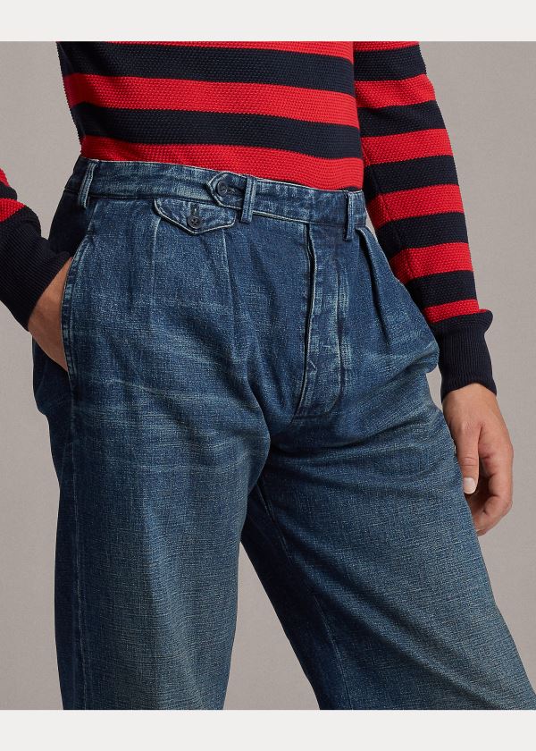 Ralph Lauren Široké-Leg Jean Indigo | mmHxsqVQ