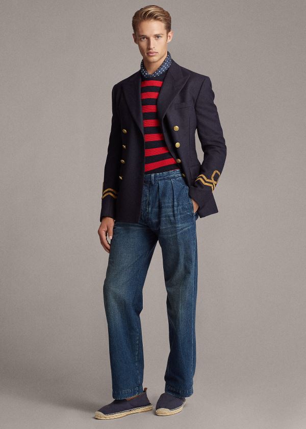 Ralph Lauren Široké-Leg Jean Indigo | mmHxsqVQ