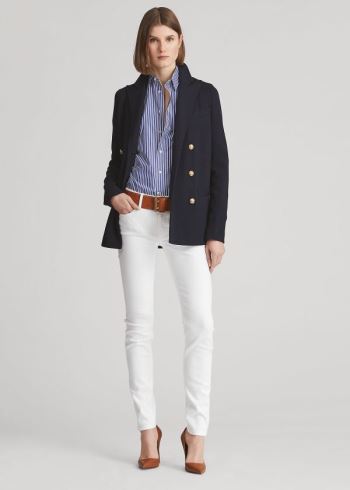 Ralph Lauren 105 Cigarette Jean Bílé | 9HnvKq1G