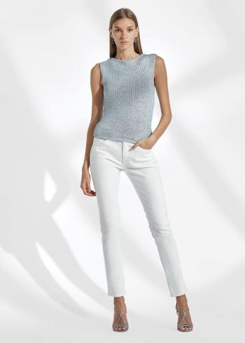Ralph Lauren 160 Slim Jean Bílé | WC4B7mzE