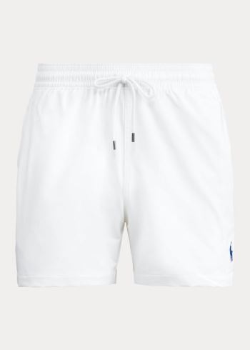 Ralph Lauren 4½-Inch Slim Fit Swim Trunk Bílé | HFHo3zkH